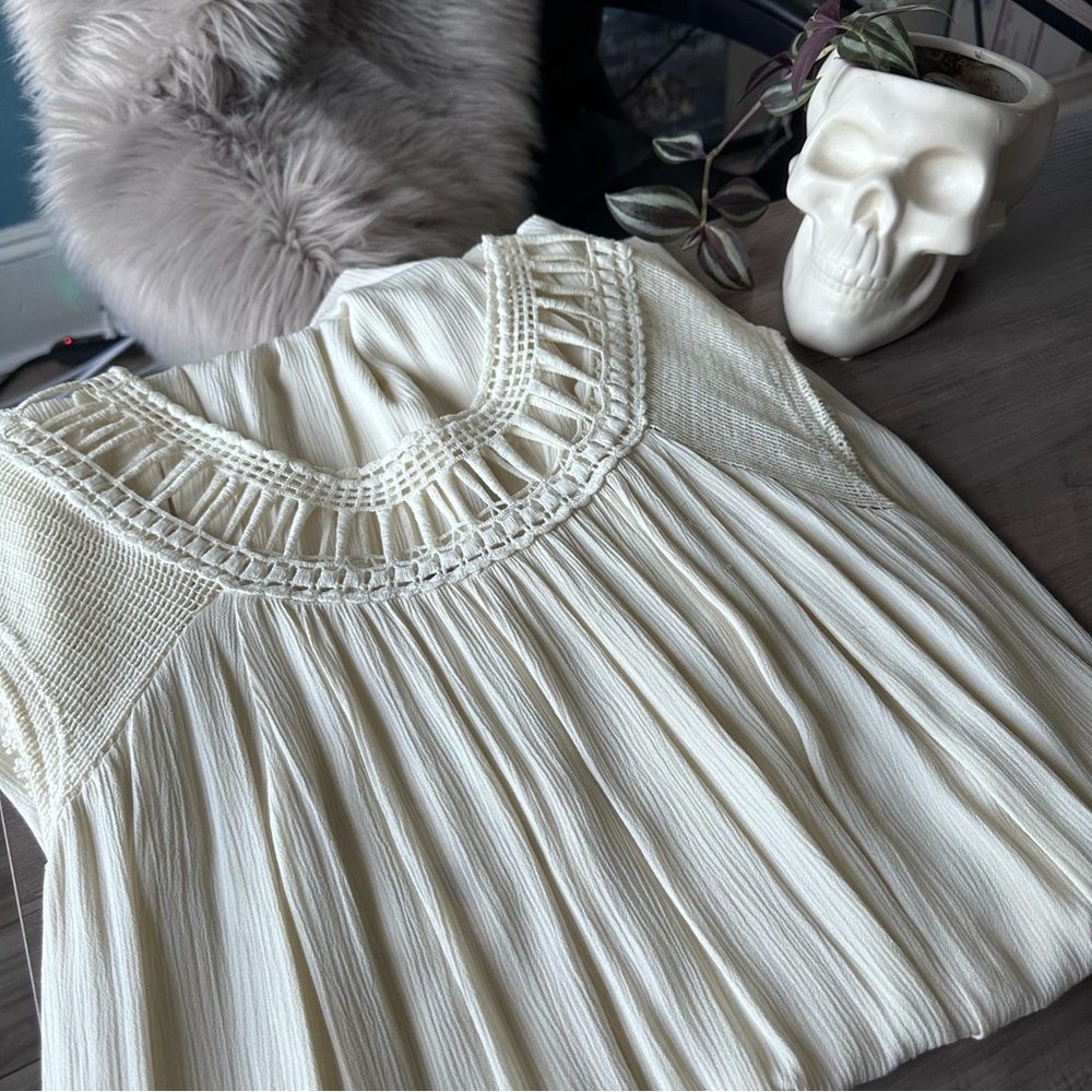BNWT Free People Cream Flow Dress